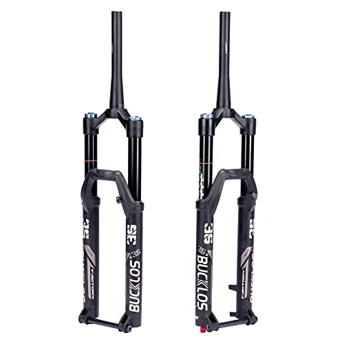 Mountain Bike Fork : BUCKLOS 【UK STOCK】 27.5 / 29 inch 110 * 15mm Boost Downhill Tapered Air Suspension Fork, Travel 160mm 36mm Inner Tube Thru Axle Rebound Adjust Disc Brake Front Forks, fit Mountain Bike XC AM FR DH ect.