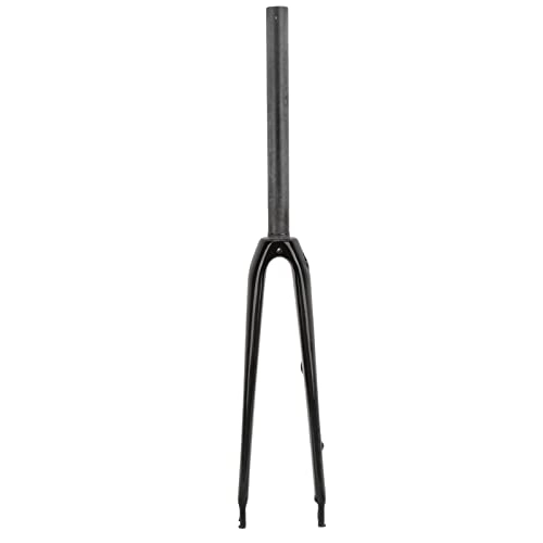 Mountain Bike Fork : BuyWeek Front Forks For Mountain Bike, Carbon Cloth Bike Rigid Front Fork Quick Release Type UD Pattern for Repair Maintenance(Bright)