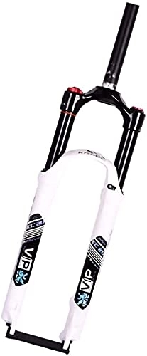 Mountain Bike Fork : BYBDOG Suspension Fork Mountain Bike Fork Travel 120Mm 26, 27.5 Inches Aluminum-Alloy Material Mtb Bicycle Suspension Fork Snow Bike Front Fork (Color : White, Size : 27.5 inch)