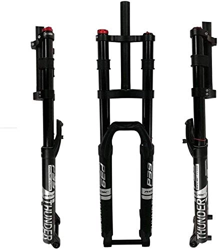 Mountain Bike Fork : BZLLW Bicycle Fork, 27.5" / 29" Bicycle Suspension Fork Air Fork, MTB 1-1 / 8" Straight Steerer 160mm Travel, Manual Locking Bicycle Fork, Absorber Spring Fork (Size : 29in)