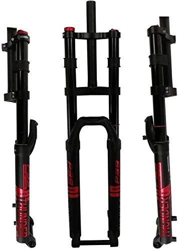 Mountain Bike Fork : BZLLW Bicycle Fork, 27.5" / 29" Bike Suspension Fork Air Fork, MTB 1-1 / 8" Straight Steerer 160mm Travel 15x100mm Axle Manual Lockout Bicycle Fork (Size : 27.5in)