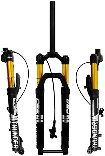 Mountain Bike Fork : BZLLW Bicycle Fork, Mountain Bike Front Fork, Air Fork 27.5" / 29" Bicycle Suspension Fork, MTB 1-1 / 8" Straight Steerer 100mm Travel 15x100mm Axle (Size : 29in)