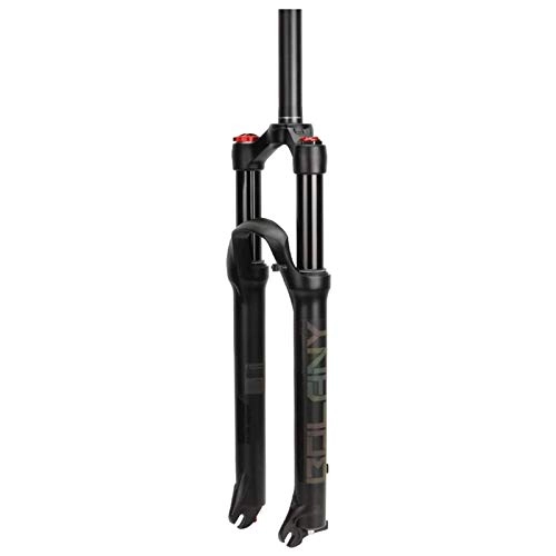 Mountain Bike Fork : CAISYE Bicycle Forks 26 / 27.5 / 29 Inch Mountain Bike Bicycle Suspension Fork, Aluminum Magnesium Alloy Light MTB Air Forks with Tires Suspension Travel: 120 Mm Bicycle Forks, Manual Lockout, 26in
