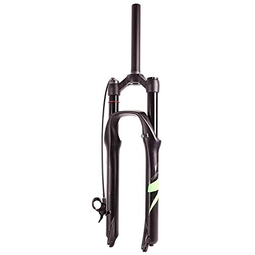 Mountain Bike Fork : CAISYE Bicycle Forks 26 27.5 29 Inch Mountain Bike Suspension Fork MTB Bicycle Fork Front Fork Light Alloy 1-1 / 8"Effective Shock Travel: 140Mm - Black Bicycle Forks, Green, 29in