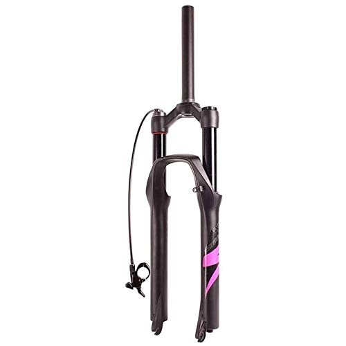 Mountain Bike Fork : CAISYE Bicycle Forks 26 27.5 29 Inch Mountain Bike Suspension Fork MTB Bicycle Fork Front Fork Light Alloy 1-1 / 8"Effective Shock Travel: 140Mm - Black Bicycle Forks, Pink, 29in