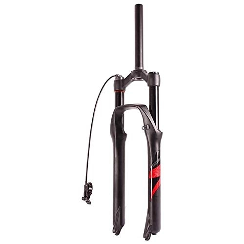 Mountain Bike Fork : CAISYE Bicycle Forks 26 27.5 29 Inch Mountain Bike Suspension Fork MTB Bicycle Fork Front Fork Light Alloy 1-1 / 8"Effective Shock Travel: 140Mm - Black Bicycle Forks, Red, 26in