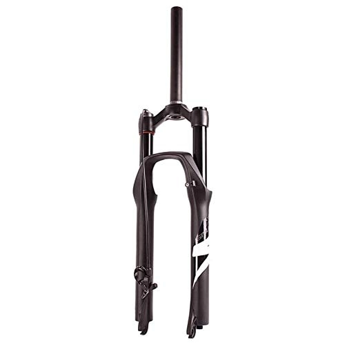 Mountain Bike Fork : CAISYE Bicycle Forks 26 27.5 29 Inch Mountain Bike Suspension Fork MTB Bicycle Fork Front Fork Light Alloy 1-1 / 8"Effective Shock Travel: 140Mm - Black Bicycle Forks, White, 26in