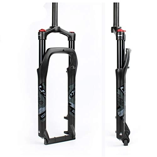 Mountain Bike Fork : CAISYE Bike Forks 26 27.5 29 Inch Mountain Bike Fork, Travel 120Mm MTB Air Fork 1-1 / 8 Straight Tube, Ultralight Bicycle Suspension Front Forks Disc Brake Fit XC / AM / FR Cycling, Gray, 20in
