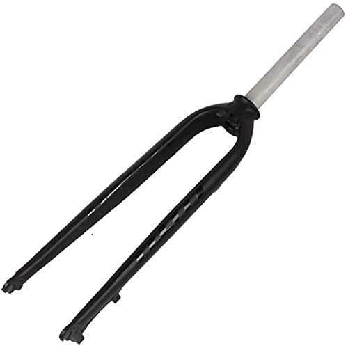 Mountain Bike Fork : Carbon Fiber Bike Rigid Fork 26" 27.5" 29" Black Lightweight Front Forks (Color : Black black label, Size : 26inch)