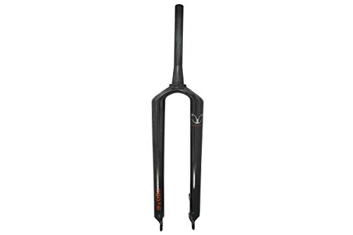 Mountain Bike Fork : CarbonCycles eXotic Monocoque (1 Piece) 650b Rigid MTB Fork, PM Disc Mount, Tapered, 27.5 inch