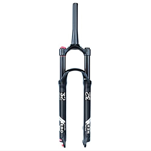 Mountain Bike Fork : CAREXY Bicycle Air Fork, 26 27.5 29 Inch MTB Suspension Fork Mountain Bike Front Fork with Damping Adjustment, Travel 120Mm 9Mm QR, Tapered Manual, 29
