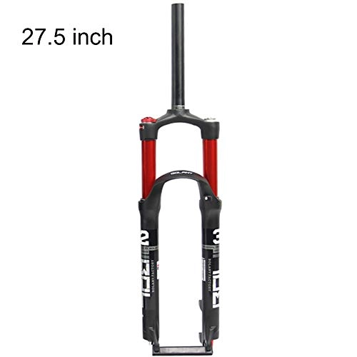 Mountain Bike Fork : CBPE Mountain Front Fork, 26 Inch 27.5 Inch 29 Inch Double Air Chamber Fork Bicycle Shock Absorber Front Fork Air Fork, Shoulder Control, for MTB Bicycle, 26 inch