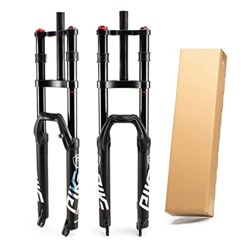 Mountain Bike Fork : CEmeLi Mountain Bike Suspension Fork 27.5 29 Inch 1-1 / 8'' Straight Tube Travel 130mm Air Fork QR 9mm Double Shoulder Manual Lockout Bicycle Shock Absorber (Black 27.5inch)