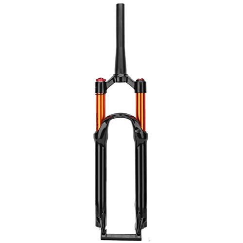 Mountain Bike Fork : Chanme Suspension Fork, Long‑lasting Lubrication Air Front Fork with Rebound Adjustment for MTB for 27.5in Mountain Bike