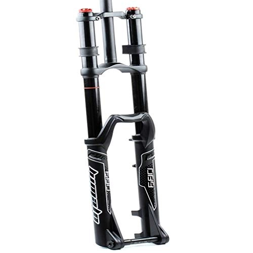 Mountain Bike Fork : CHICTI Mountain Bike Suspension Front Fork DH AM Downhill Front Fork Soft Tail Suspension Front Fork 110MM * 20MM Cycling (Size : 27.5 inch)