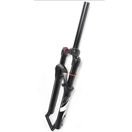 Mountain Bike Fork : CHICTI Suspension Fork, Mountain Bike Straight Tube Shoulder Control Air Fork, 26 / 27.5inch Front Fork (Size : 27.5inch)
