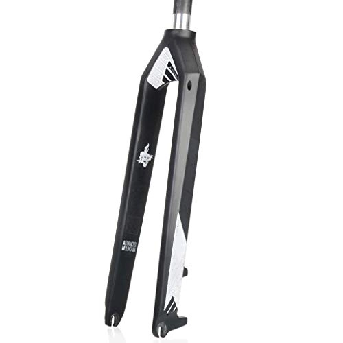 Mountain Bike Fork : CHP 27.5 Inch Suspension Fork, Carbon Fiber Lightweight Hard Front Fork Shock Absorber Mountain 1-1 / 8" Travel 100mm (Size : 26 inch)