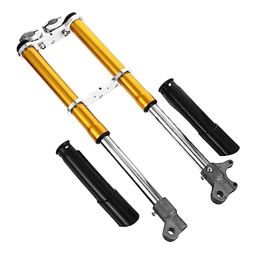 Mountain Bike Fork : CLISPEED 2 Front Shock Air Fittings Air Bike Trail Dirt Bikes Bicycle Fork Accessories Bike Front Fork Replacement Mini Bike Forks Suspension Shock-absorption Front Fork Suv Absorber
