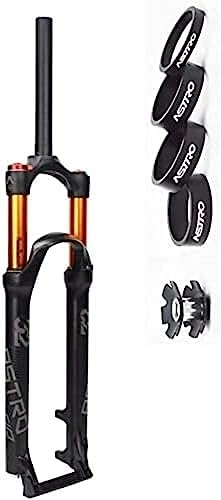 Mountain Bike Fork : CNAOHGHN Suspension Forks 26" Bike Suspension Fork 27.5" 29", MTB 1-1 / 8" Straight 100mm Travel 9x100mm Remote Lockout Manual Lockout Air Bicycle Fork Outdoor