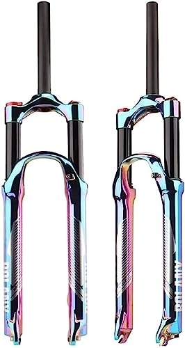 Mountain Bike Fork : CNAOHGHN Suspension Forks Mountain Bike Forks 27.5 / 29 Inch, 9mm Travel 100mm 1 1 / 8" Straight Tube Magnesium Alloy Ultralight Gas Shock XC Bicycle Fork Outdoor