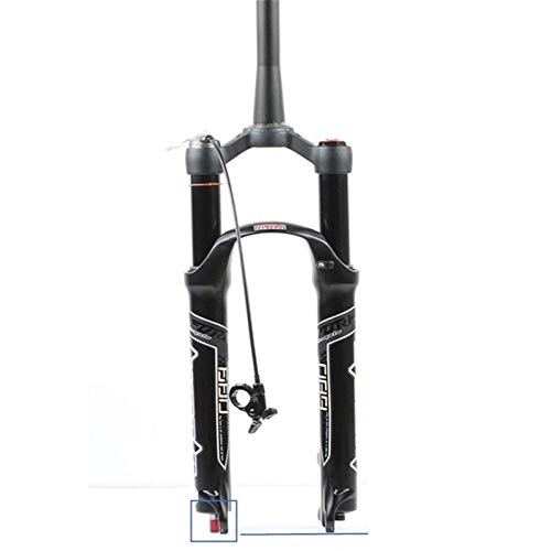 Mountain Bike Fork : DaGuYs Mountain bike Suspension Fork Adjustable damping Spinal canal air pressure fork Rebound Adjust QR Lock Out Ultralight （Shoulder control / Wire control） (Wire Control 27.5inch)