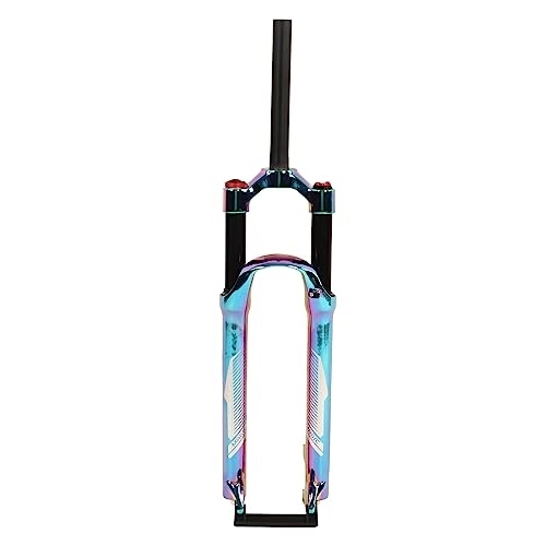Mountain Bike Fork : Demeras 29 Inch Bicycle Shock Absorber Front Fork, Aluminum Alloy Mountain Bike Front Air Fork Double Air Chamber Fork