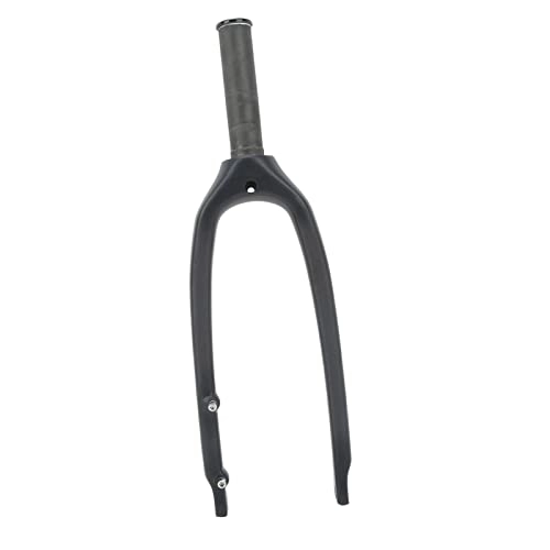 Mountain Bike Fork : Demeras Mountain Bike Fork, Lightweight Carbon Fiber Stable 4.37in Top Tube Road Bike Front Fork Professional for Folding Bike