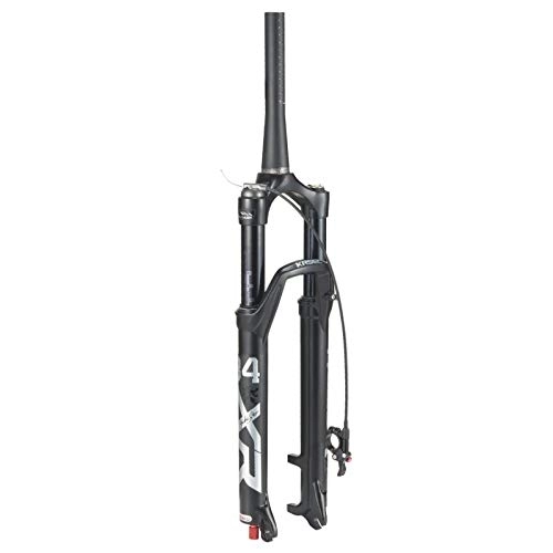 Mountain Bike Fork : DH MTB Front Fork 26 27.5 29 Inch, 28.6mm Straight / Tapered Tube Ultralight Manual Lockout 34mm Inner Tube Mountain Bike Suspension Fork With Rebound Adjustment(Size:27.5, Color:TAPERED REMOTE LOCK OUT)