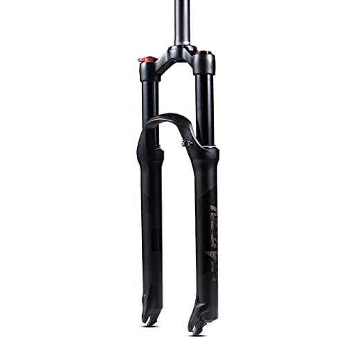 Mountain Bike Fork : DHMKL 26 / 27.5 / 29 Inches Mountain Bike Front Fork, Air Fork / Adjustable Damping / Opening 100MM / Straight Tube / Conical Tube / Stroke 100mm / 120 * 32mm Black Inner Tube / 9mm Fork Feet