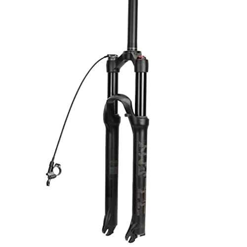 Mountain Bike Fork : DHMKL 26 / 27.5 / 29 Inches Mountain Bike Front Fork Bicycle MTB Fork, Air Fork / Rebound Adjustment With Damping / Stroke 120mm / Opening 100mm / Standpipe Length 220mm / 38mm Fork Leg