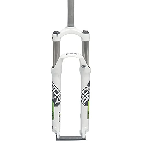 Mountain Bike Fork : DHMKL 26 / 27.5 / 29 Inches Mountain Bike Front Fork, Bicycle MTB Fork / Shoulder Control / Straight Tube 28.6 * 210mm / Opening 100mm / Fork Feet 9mm / Aluminum Alloy Mechanical Fork