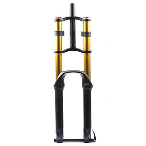 Mountain Bike Fork : Downhill Fork 26 / 27.5 / 29 Inch Ultralight Mountain Bike Suspension Fork Air Shock 135mm Kids Bike Fork Disc Brake Bicycle Front Fork 1-1 / 8" Straight Bicycle Assembly Accessories