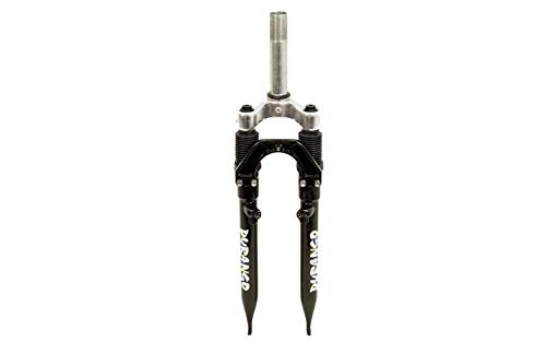 Mountain Bike Fork : Durango Mountain Bike Suspension Fork For 26” Wheel MTB V-Brakes 1 1 / 8” Threaded Steerer 138mm Long Black