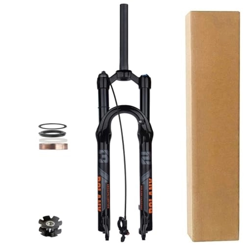 Mountain Bike Fork : DYSY Mountain Air Fork 26 / 27.5 / 29 Inch, Ultralight Magnesium Alloy Bike Suspension Shock Absorber 28.6mm MTB Front Fork Travel 120mm (Color : Remote lock, Size : 29 inch)