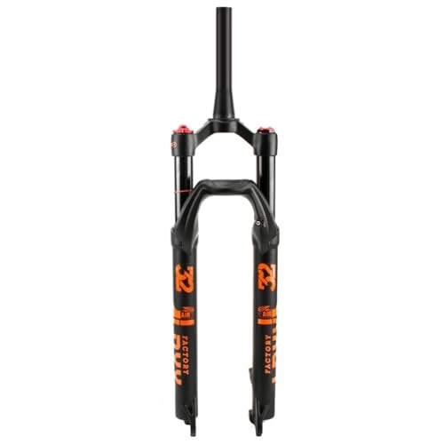 Mountain Bike Fork : DYSY Mountain Bike Fork 26 / 27.5 / 29 Inch, Aluminum Alloy Ultralight Bicycle Shock Absorber 1-1 / 2 Shoulder Lock MTB Front Forks Travel 120mm (Color : Tapered tube A, Size : 29 inch)