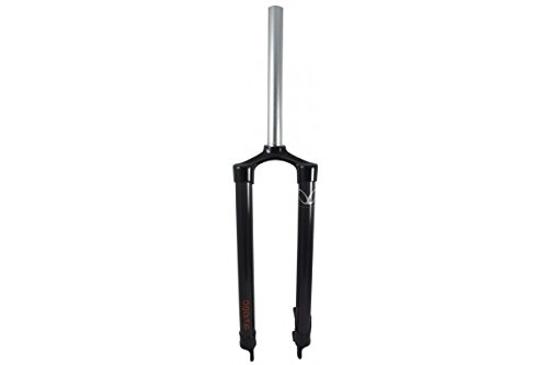 Mountain Bike Fork : eXotic Rigid Carbon 29er 650b Fork, Post Mount PM Disc Specific, 46.5cm Black UD