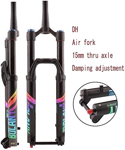 Mountain Bike Fork : FANPING Downhill Fork For 27.5 / 29 Inch Mountain Bike Bicycle Suspension Forks MTB Air Shock Absorber Disc Brake Tapered Tube 39.8mm Travel 105mm HL Crown Lockout For DH / XC / AM / FR
