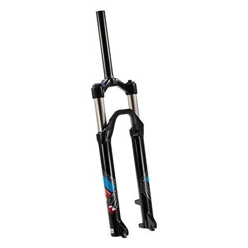 Mountain Bike Fork : Fashion Ultra-light Mountain Bike Bicycle Oil Spring Front Fork Front Fork Bicycle Accessories Parts Cycling Bike Fork (Color : Black)