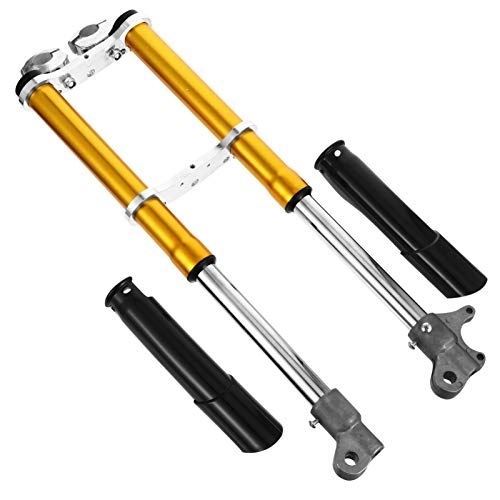Mountain Bike Fork : FAVOMOTO Cycling Supplies Bike Suspension mountain bike front fork bike absorber fork front fork shocker Fork Professional Mini Bike Front Fork Replacement