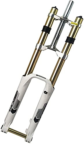 Mountain Bike Fork : FCXBQ MTB Bike Suspension Fork 180Mm Travel, Bicycle Magnesium Alloy Downhill Fork 20Mm AXIS, 1-1 / 8 & # 34; Threadless Mountain Bike Fork 27.5 / 29 Inches B, 29 Inches