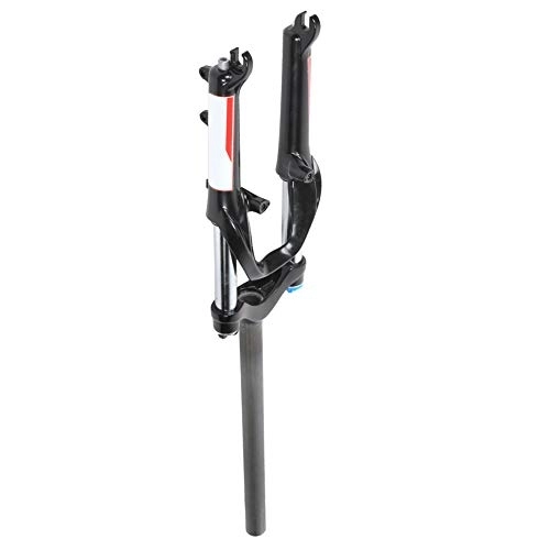 Mountain Bike Fork : FECAMOS Front Forks, Folding Front Forks Wear Resistance Strong Outer Pipe for Mountain Bikes(Black)
