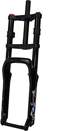 Mountain Bike Fork : FGDFGDG Bike fork fat bicycle 20"4.0" air forkes snow mtb moutain bike 20inch fork 135 millimeters magnesium alloy fork bicycle