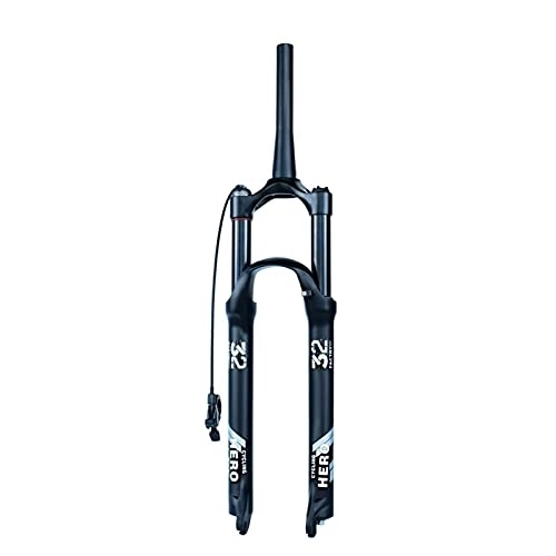 Mountain Bike Fork : Flyafish Bicycle Air Fork Mountain Bike Full Suspension 100MM Travel Mountain Bike Air Fork Air Fork 26 27.5 29 Inch Shock-absorbing Front Fork fit Mountain Bike (Color : 27.5A remote control)