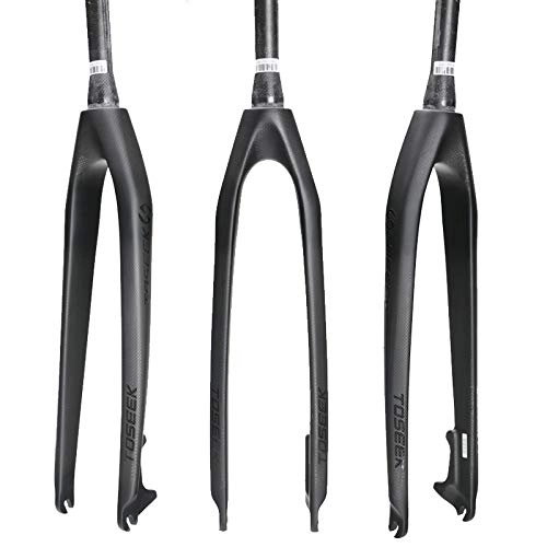 Mountain Bike Fork : Flying9 Travel Pillows Bike Suspension Forks Bike Rigid Forks Bicycle Hard Fork 26 / 27.5 / 29 Inch Cone Head Tube Mountain Bike Full Carbon Front Fork Bicycle Accessories Disc Brake
