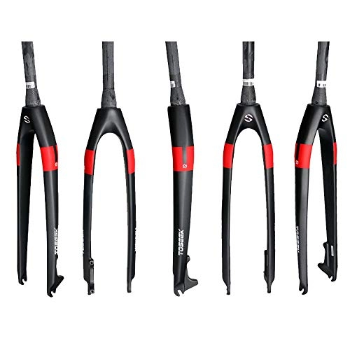 Mountain Bike Fork : Flying9 Travel Pillows Road Bicycle Fork Bike Suspension Forks Hard Fork Disc Brake 26 Inch 27.5 Inch 29 Inch Cone Head Tube Mountain Bike Full Carbon Front Fork Bike Accessories