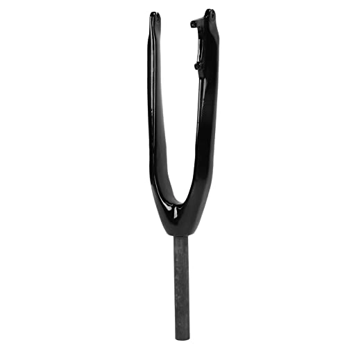 Mountain Bike Fork : FOLOSAFENAR Mountain Bike Fork, Rigid Bicycle Fork Lightweight 24inch Stable for Bicycle Accessories(3K Glossy)