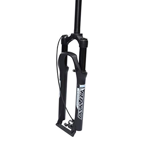 Mountain Bike Fork : Fork ZZQ- Bike Straight Pipe MTB Bike Suspension Magnesium Alloy For Cushioned Wheels Strong Structure Air Front Bike Accessories 26 / 27.5 / 29 Inches
