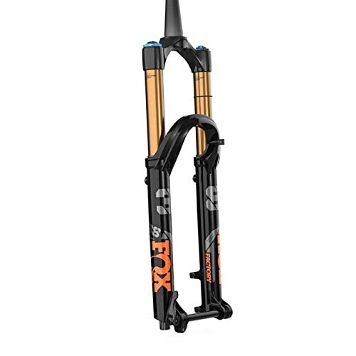Mountain Bike Fork : Fox Factory 38 Float 27.5 Inches Factory 180 Grip 2 Hi / Low Comp / Reb Black Gloss 15QRx110 Boast Conical Offset 44 mm 2021 Fork Adult Unisex