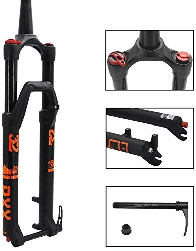 Mountain Bike Fork : FRHKFJYKH MTB Bicycle Air Fork 27.5 29er MTB Mountain Suspension Fork Air Resilience Oil Damping Forks, Travelling:120mm, B-27.5in