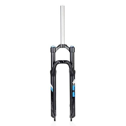 Mountain Bike Fork : Front Fork, Suspension Mountain Bike Forks, Air Suspension Fork Double Shoulder Control 26, 27.5 Inches Air Shock Absorber Bicycle Disc Brake Travel 100mm Bicycle front fork
